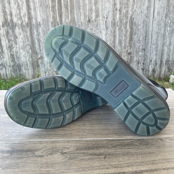 Thorogood Chelsea Work Boots Men 10M Black 804-6134 Composite Safety Toe EH 6" - Picture 12 of 13